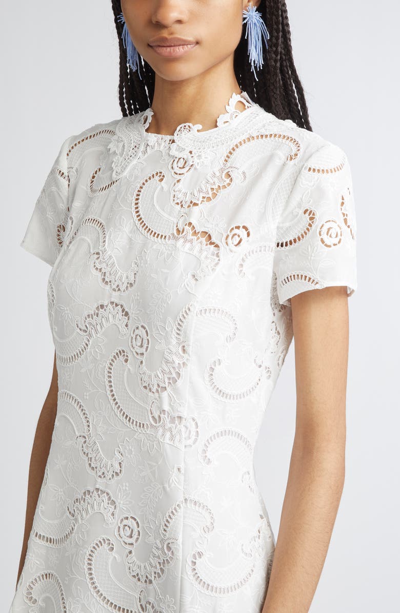 Oscar de la Renta Firework Beaded Tassel Earrings, Alternate, color, Denim Blue