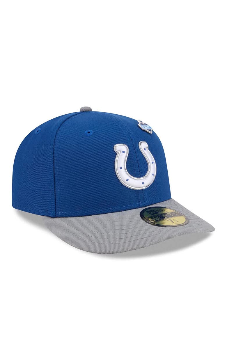 New Era Men's New Era  Royal/Gray Indianapolis Colts 2026 NFL Draft Pre-Curved 59FIFTY Fitted Hat, Alternate, color, Royal
