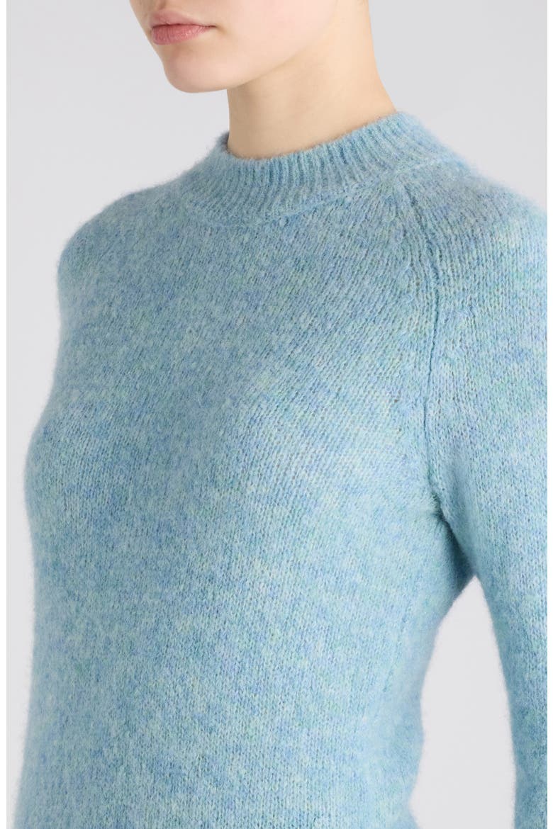 Texas Alpaca and Wool Pullover Sweater, Alternate, color, LIGHT BLUE