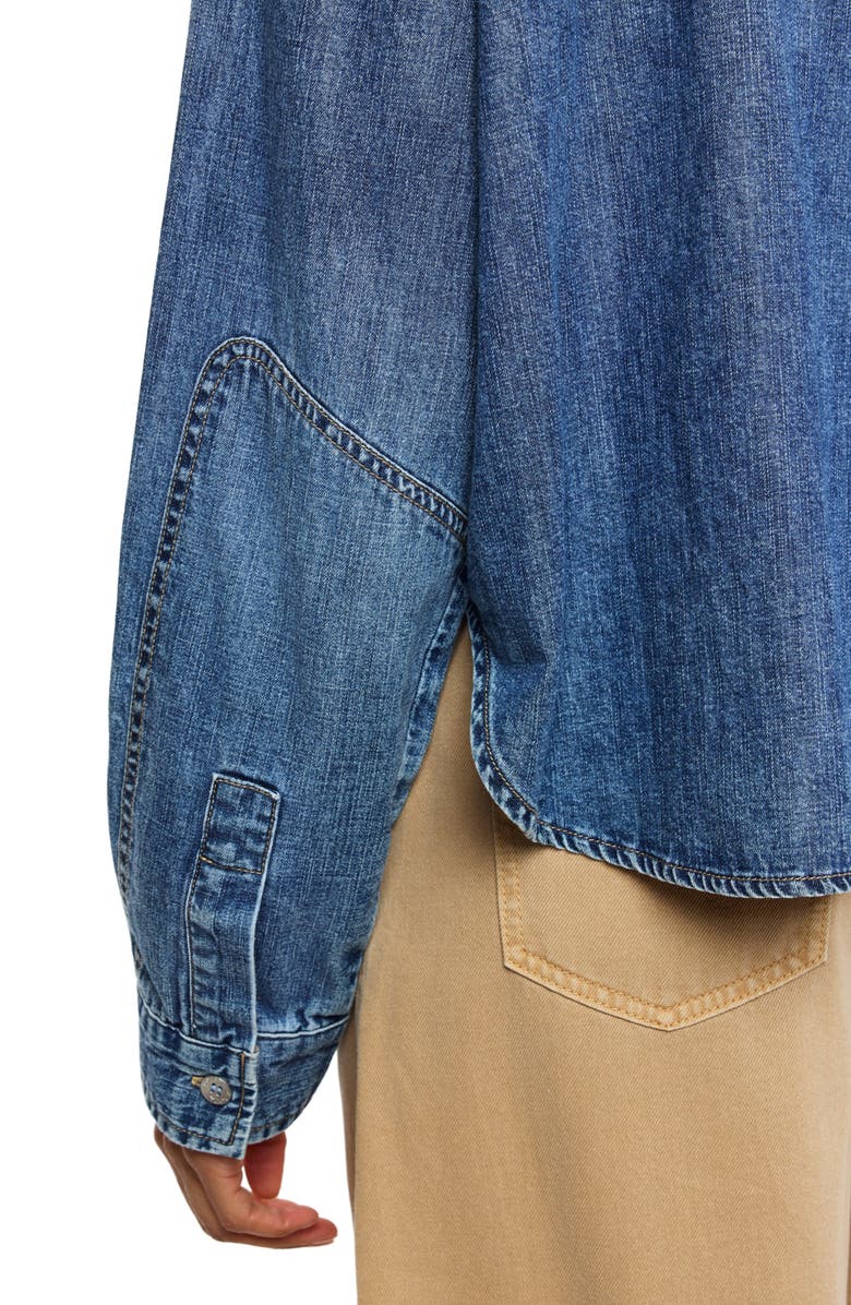 Scotch & Soda Denim Western Shirt, Alternate, color, Santa Fe