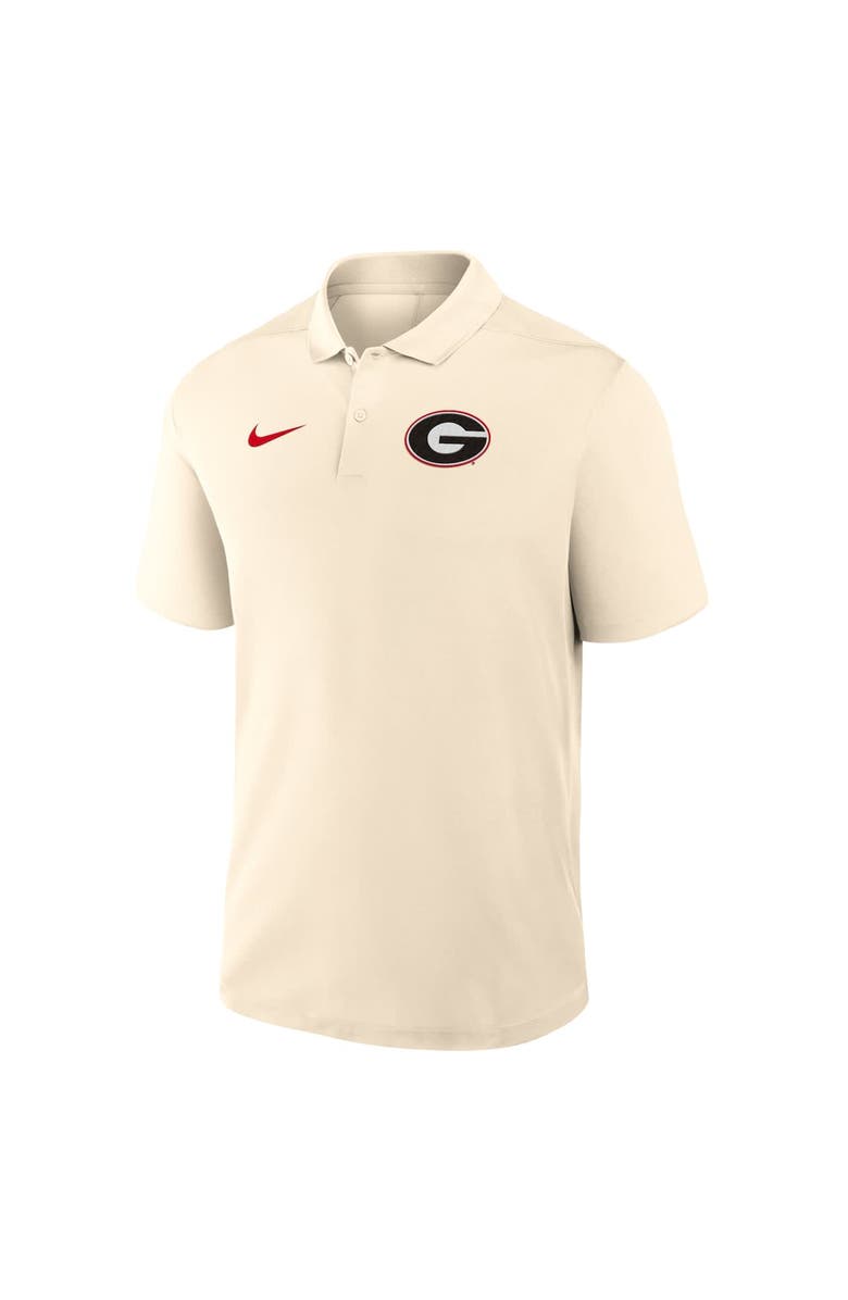 Nike Men's Nike Tan Georgia Bulldogs Primary Logo Victory Performance Polo, Alternate, color, Tan