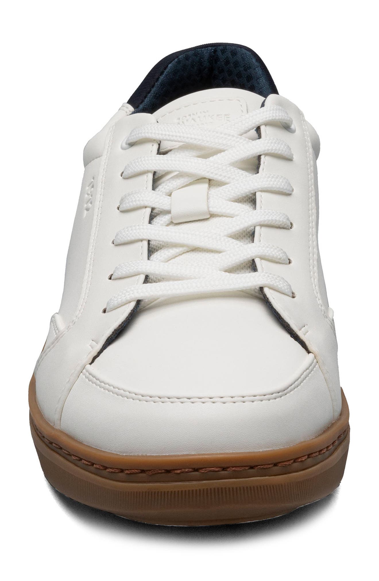 NUNN BUSH Aspire Moc Toe Sneaker - Wide Width Available, Alternate, color, White