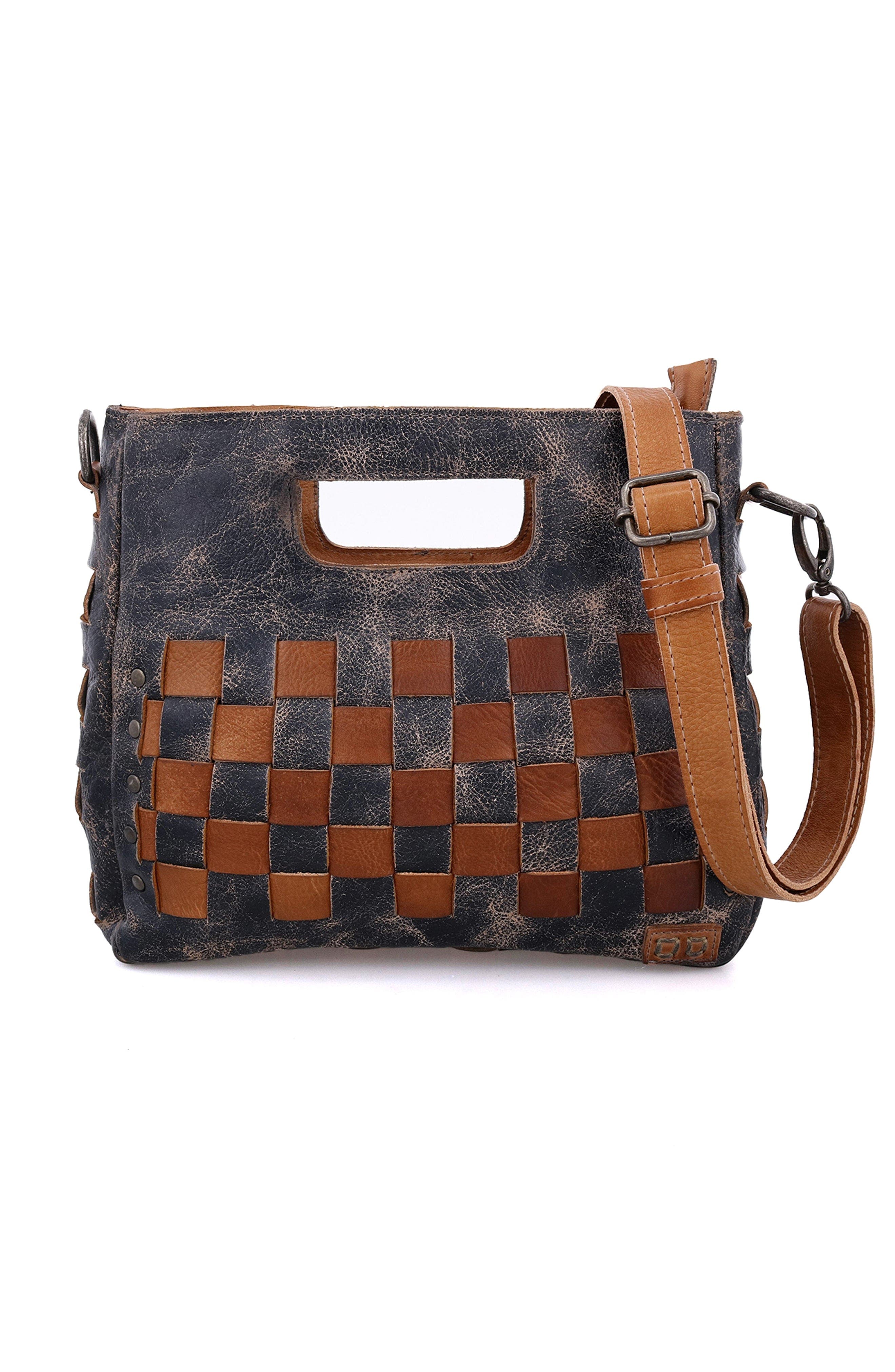 Bed Stu Keiki Handbag, Main, color, Black Lux Tan Rustic