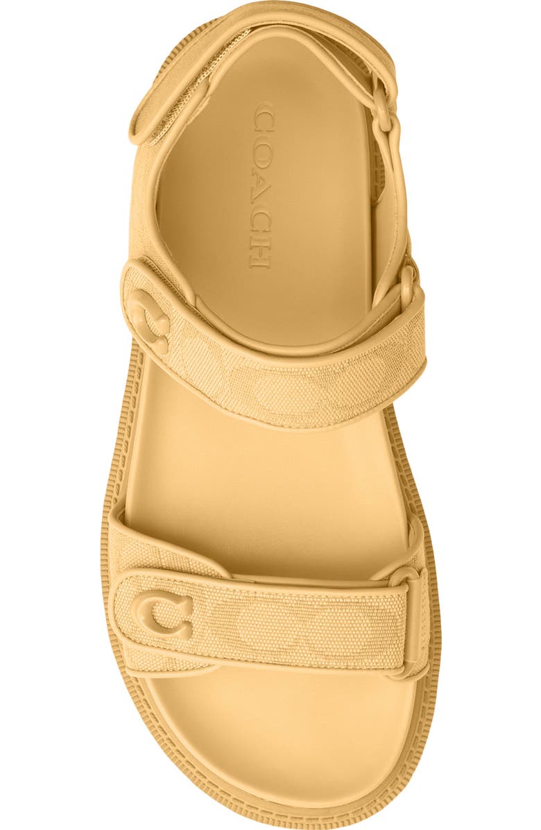 COACH Brynn Signature Canvas Sandal, Alternate, color,