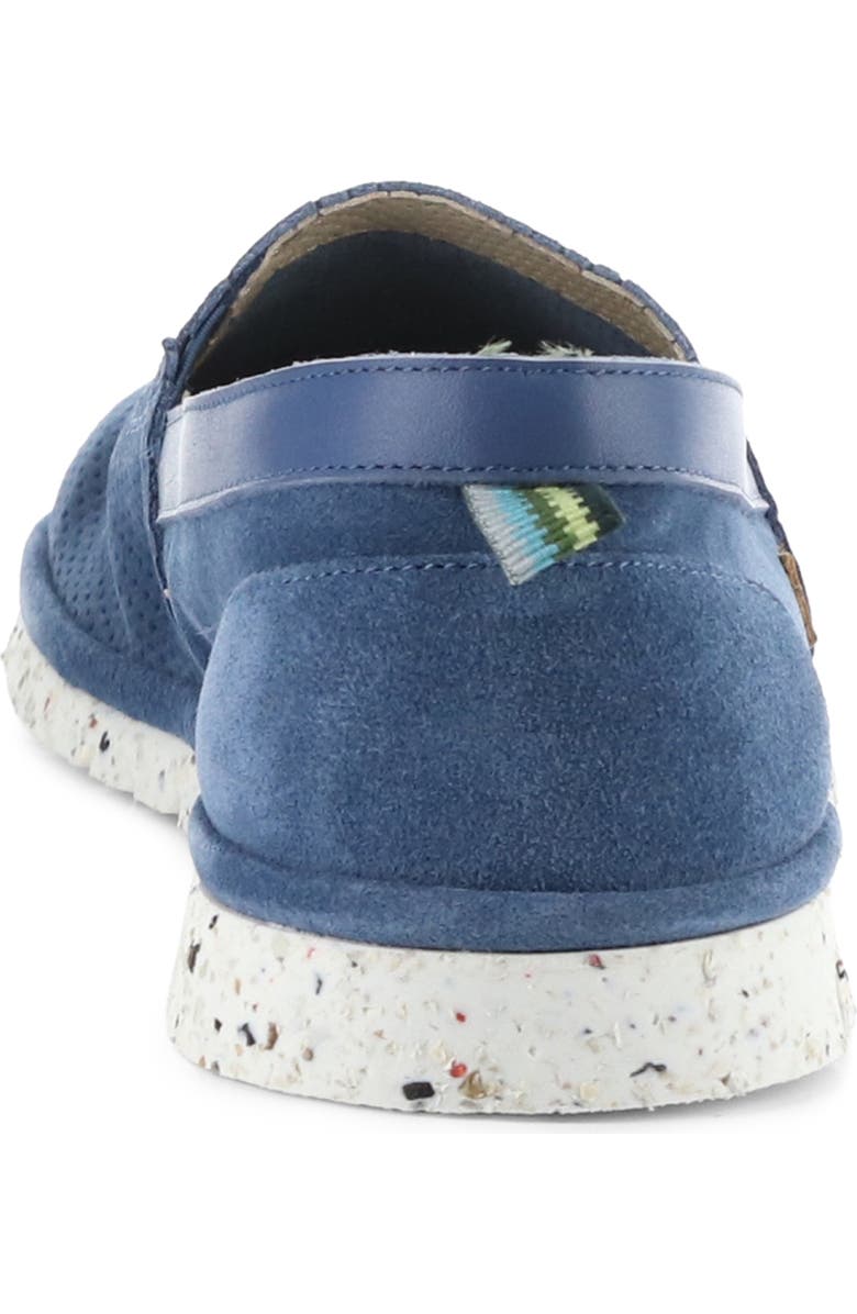 Ambitious 11162 Perforated Loafer, Alternate, color, Jeans Suede