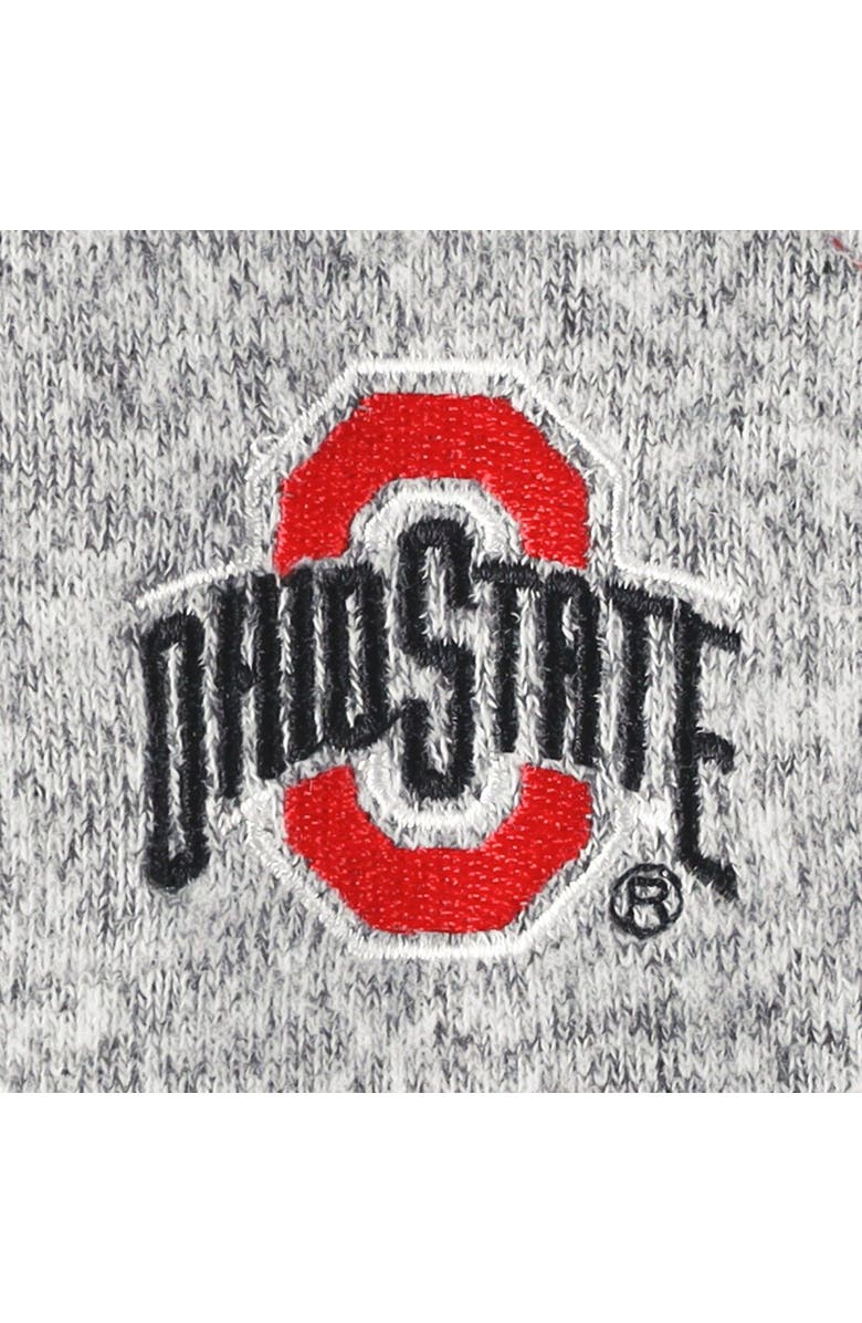 ZOOZATZ Women's ZooZatz Scarlet/Gray Ohio State Buckeyes Colorblock Cozy Tri-Blend Lounge Pants, Alternate, color, 