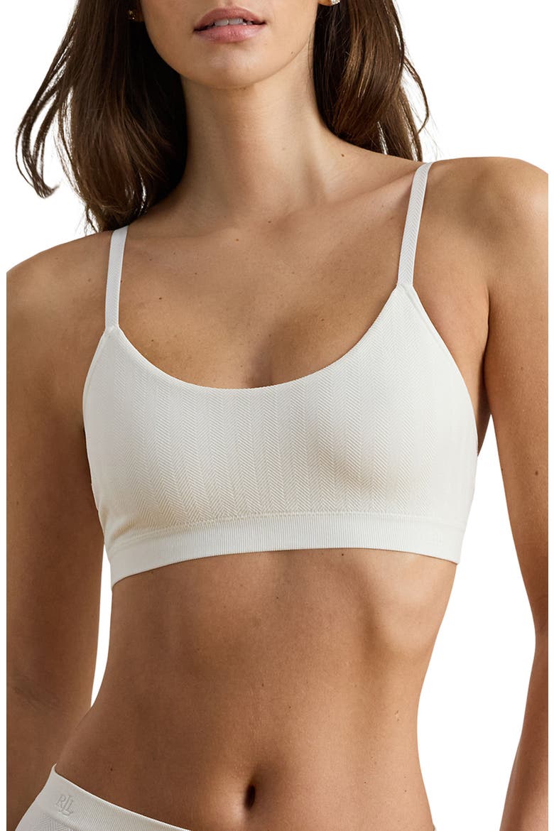 Seamless Bralette, Main, color, IVORY