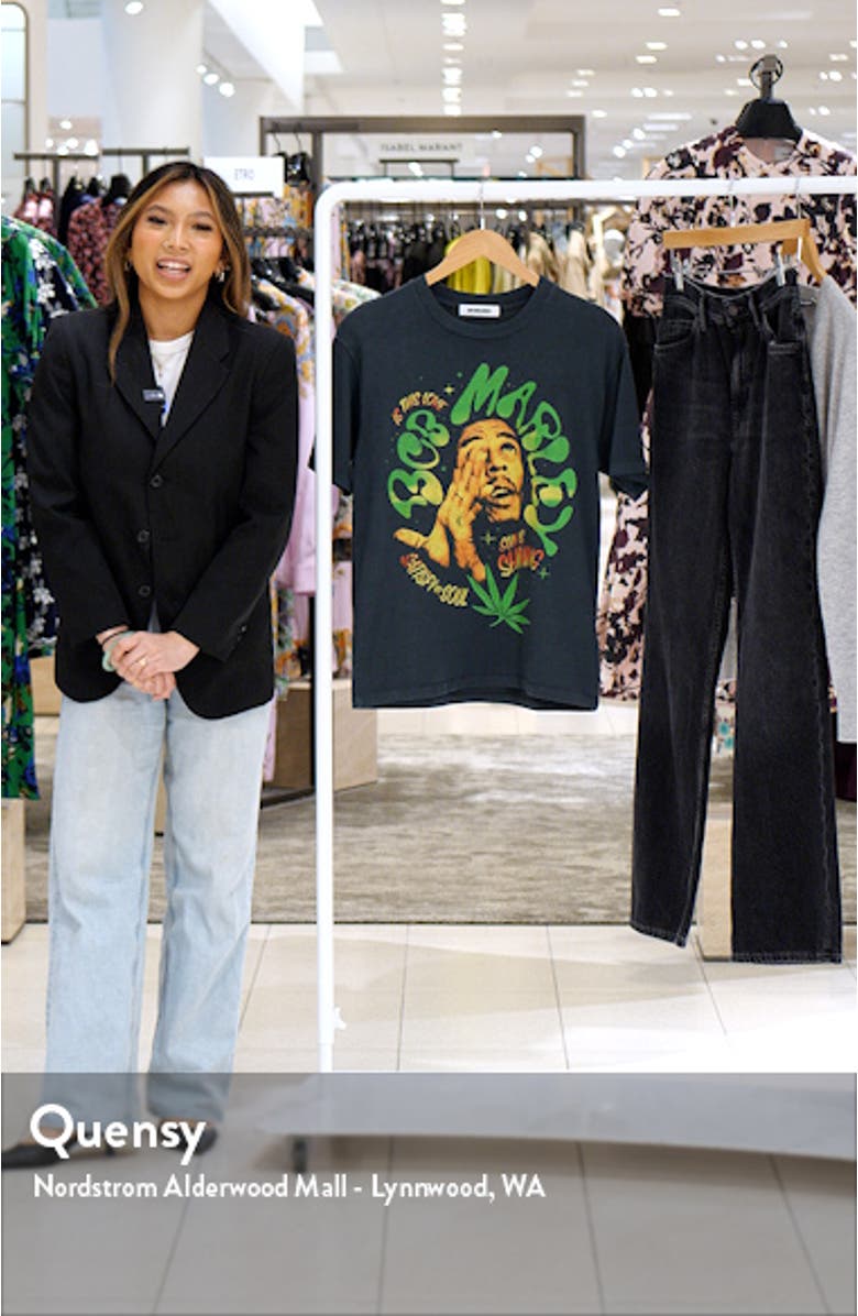 Bob Marley Is This Love Cotton Graphic T-Shirt, sales video thumbnail