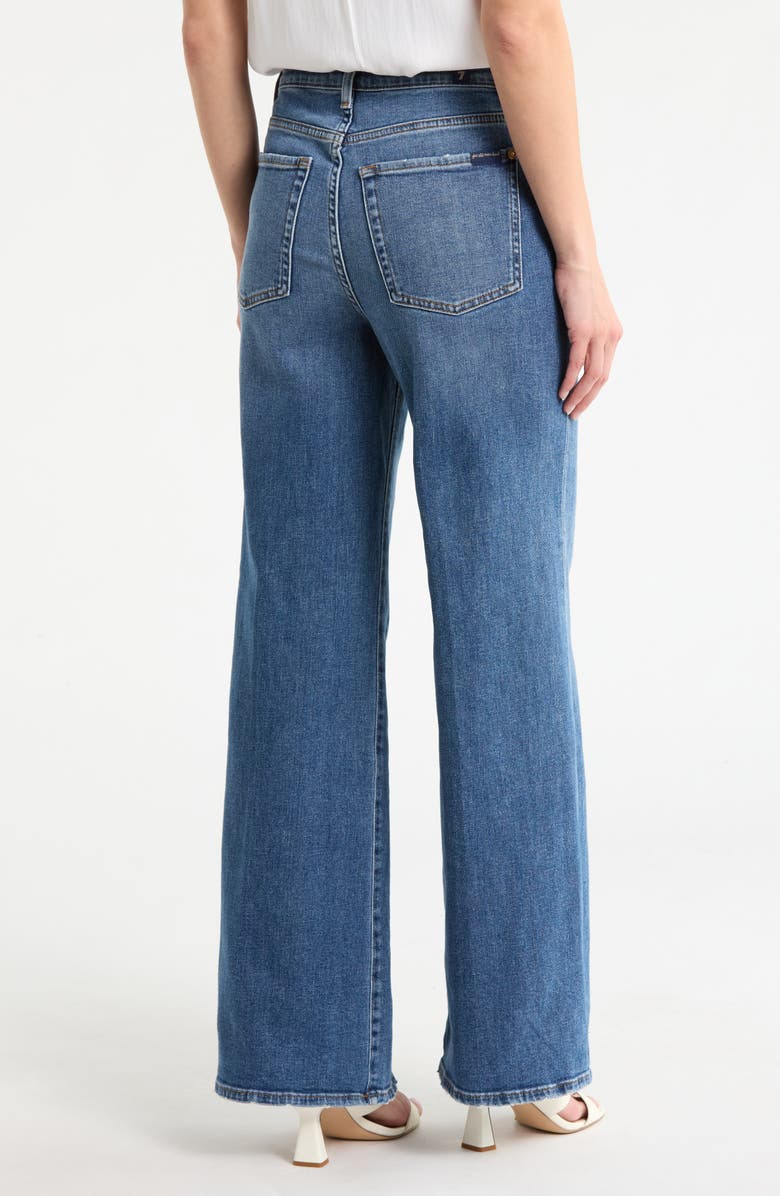 7 For All Mankind Ultra High Waist Wide Leg Jeans, Alternate, color, Pomona