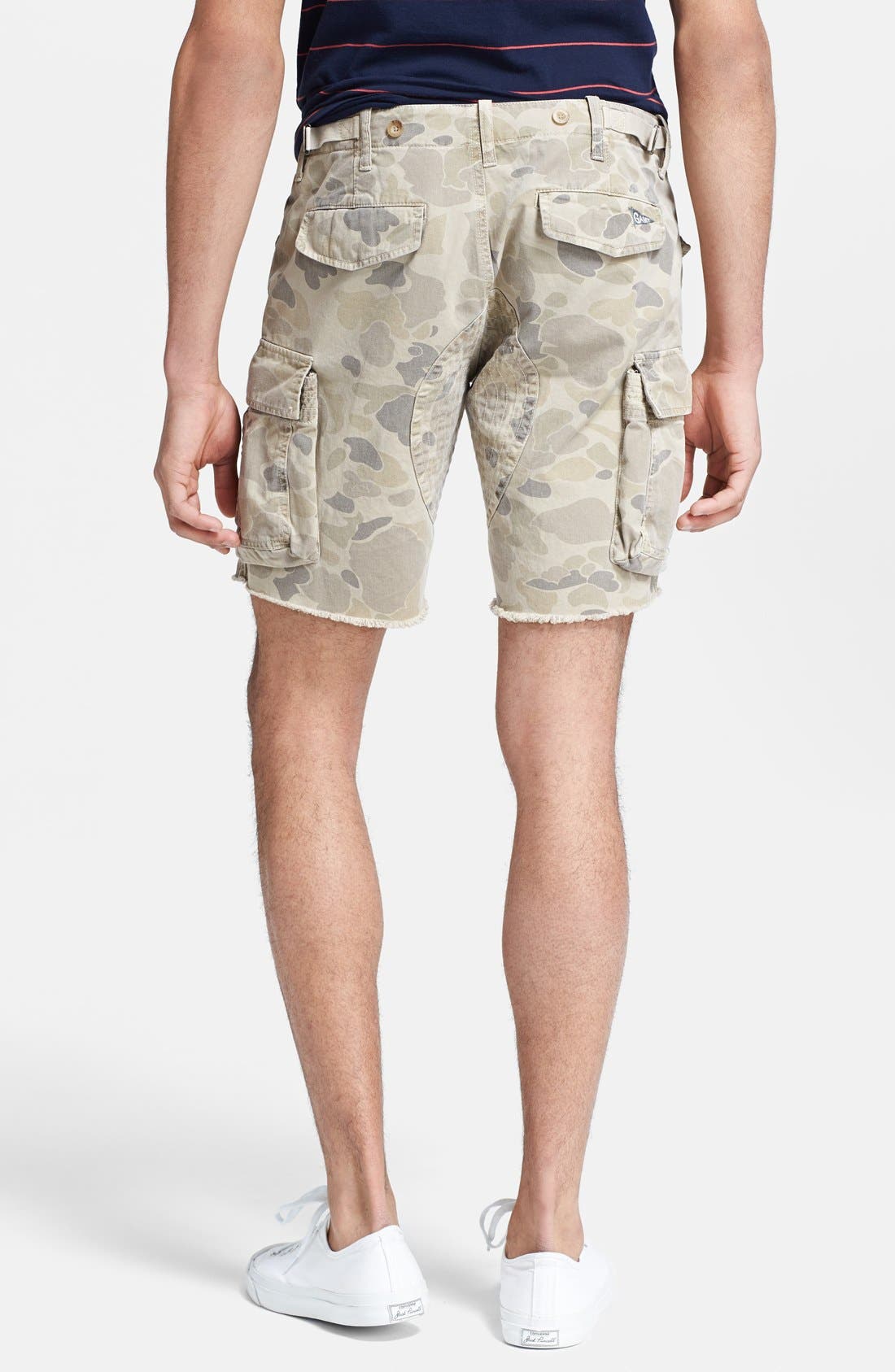 Gant by Michael Bastian Camo Print Cut Off Cargo Shorts (Men) | Nordstrom