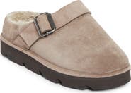Brunello Cucinelli Monili Trim Genuine Shearling Lined Clog