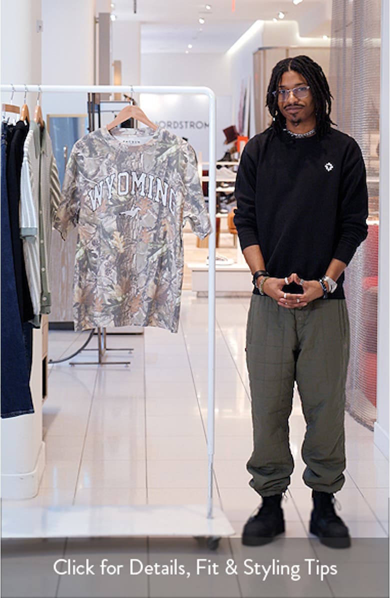 Wyoming Camo Cotton T-Shirt, sales video thumbnail