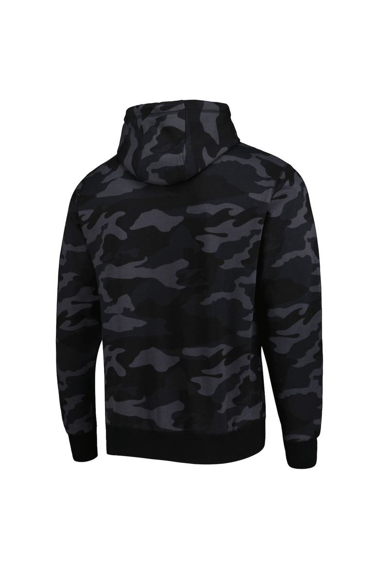 Men's New Era Black/Camo Miami Heat Tonal Pullover Hoodie, Alternate, color, Black