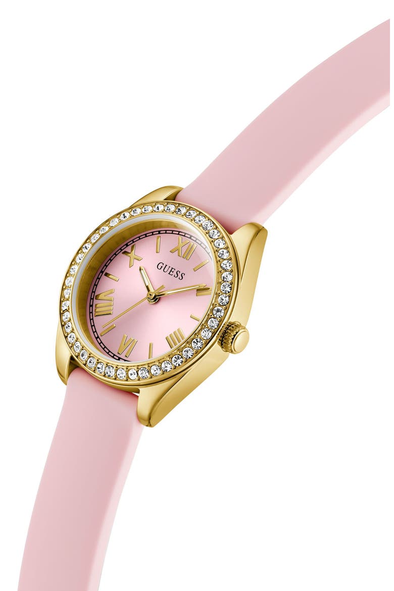 Mini Luna Silicone Strap Watch, 30mm, Alternate, color, PINK