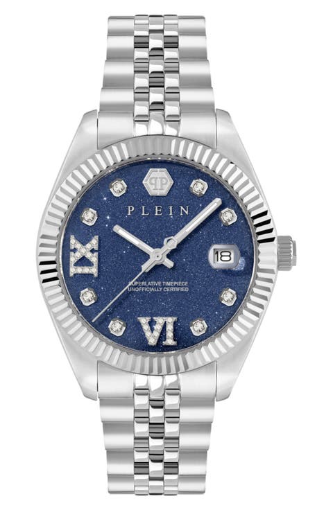 Date Superlative Bracelet Watch, 34mm