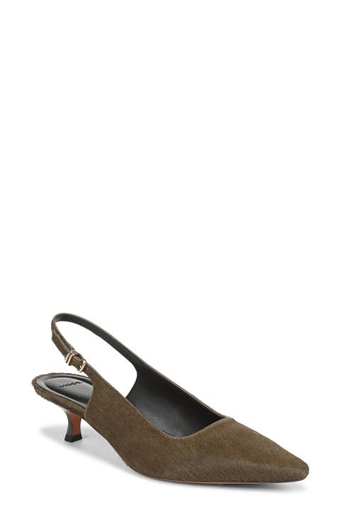 Sabra Slingback Kitten Heel Pump
