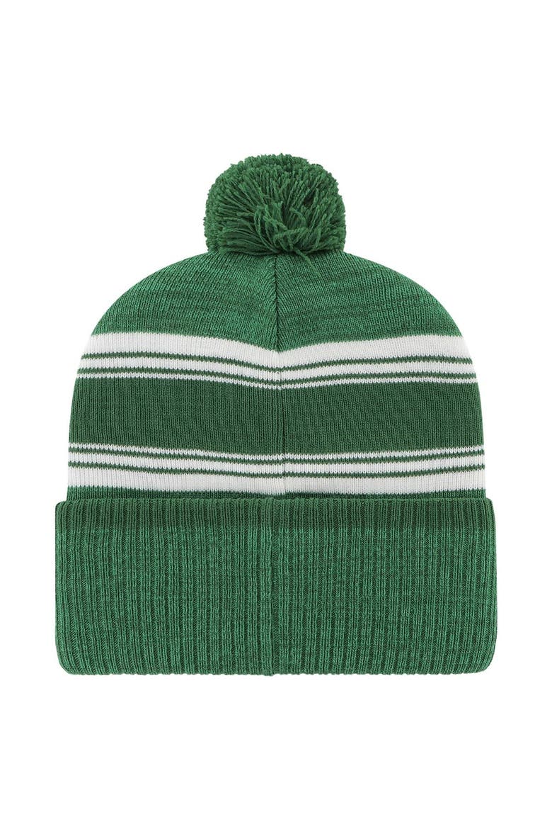 Men's '47 Green New York Jets Fadeout Cuffed Knit Hat with Pom, Alternate, color, Green