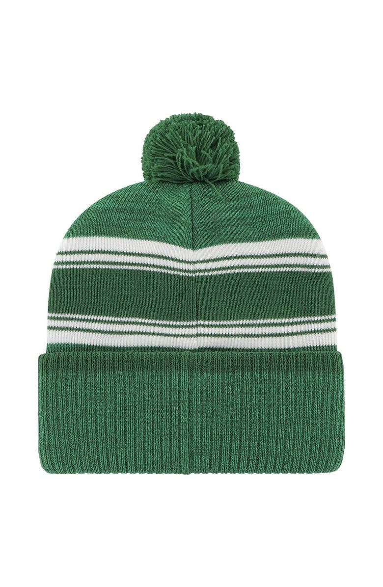 '47 Men's '47 Green New York Jets Fadeout Cuffed Knit Hat with Pom, Alternate, color, Green
