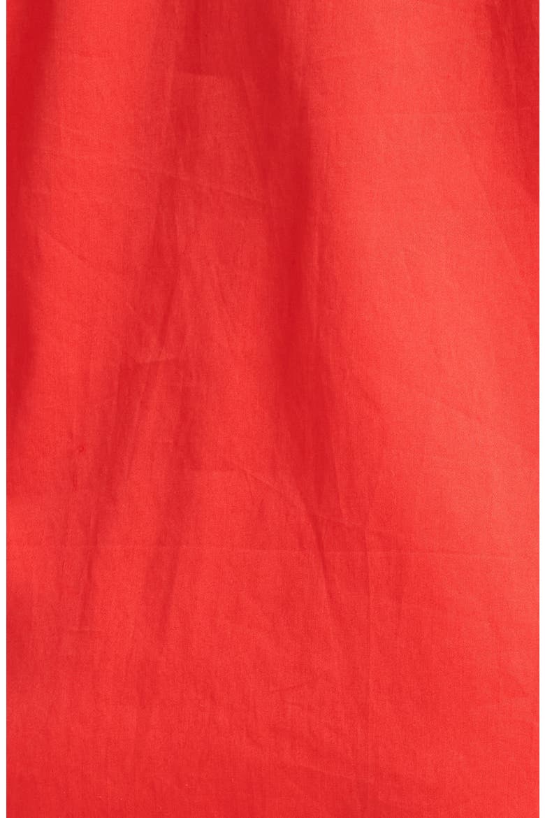 Medina Elbow Sleeve Cotton Top, Alternate, color, POPPY RED