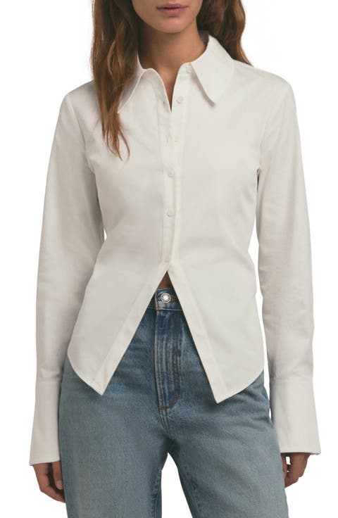 The Don't Waist Time Lace-Up Shirt
