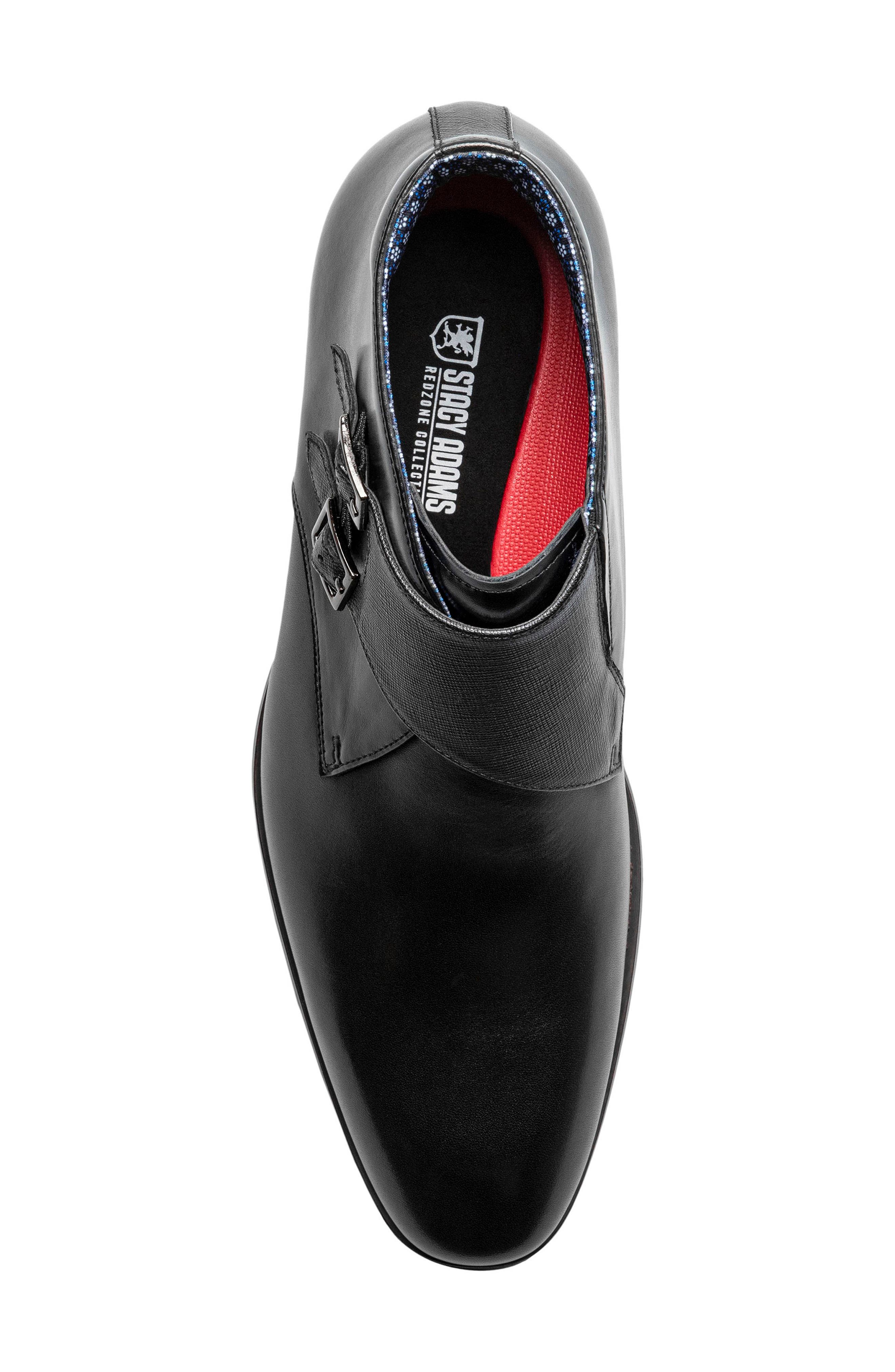 Stacy Adams Kaius Double Monk Strap Boot, Alternate, color, Black
