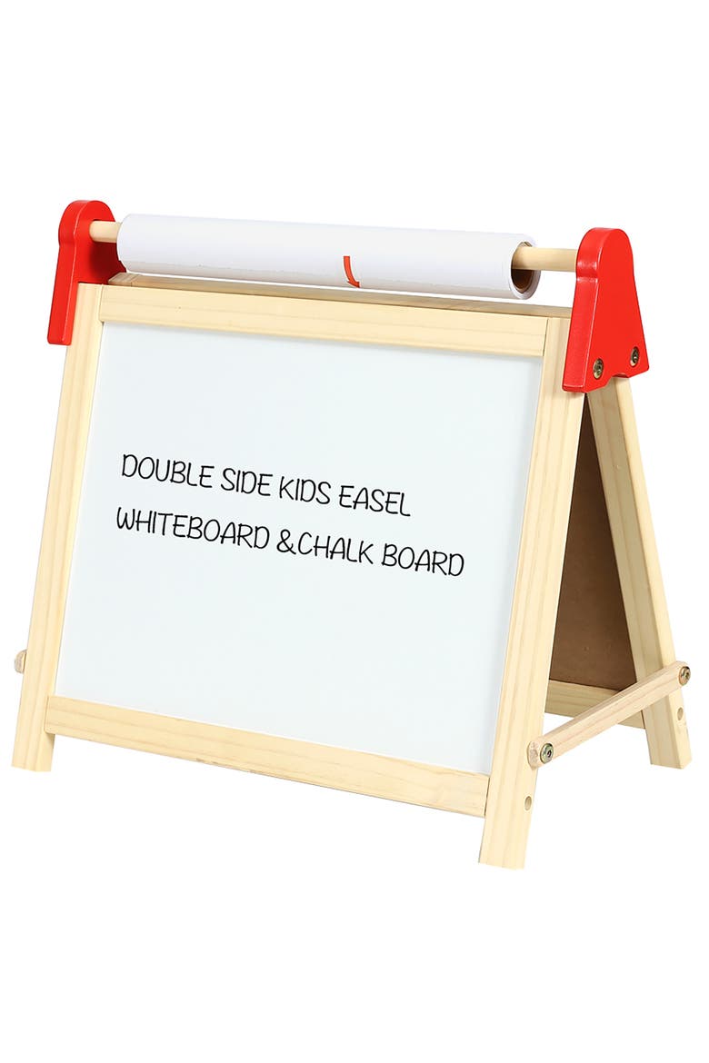 Easel Chalk & White Board 15.35" X 11.8", Alternate, color, Multicolored
