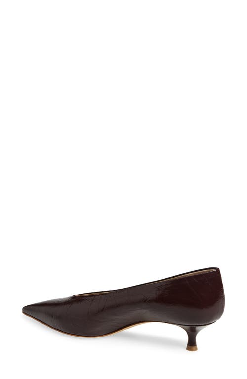 Le Monde Beryl Babouche Kitten Heel Pump In Brown