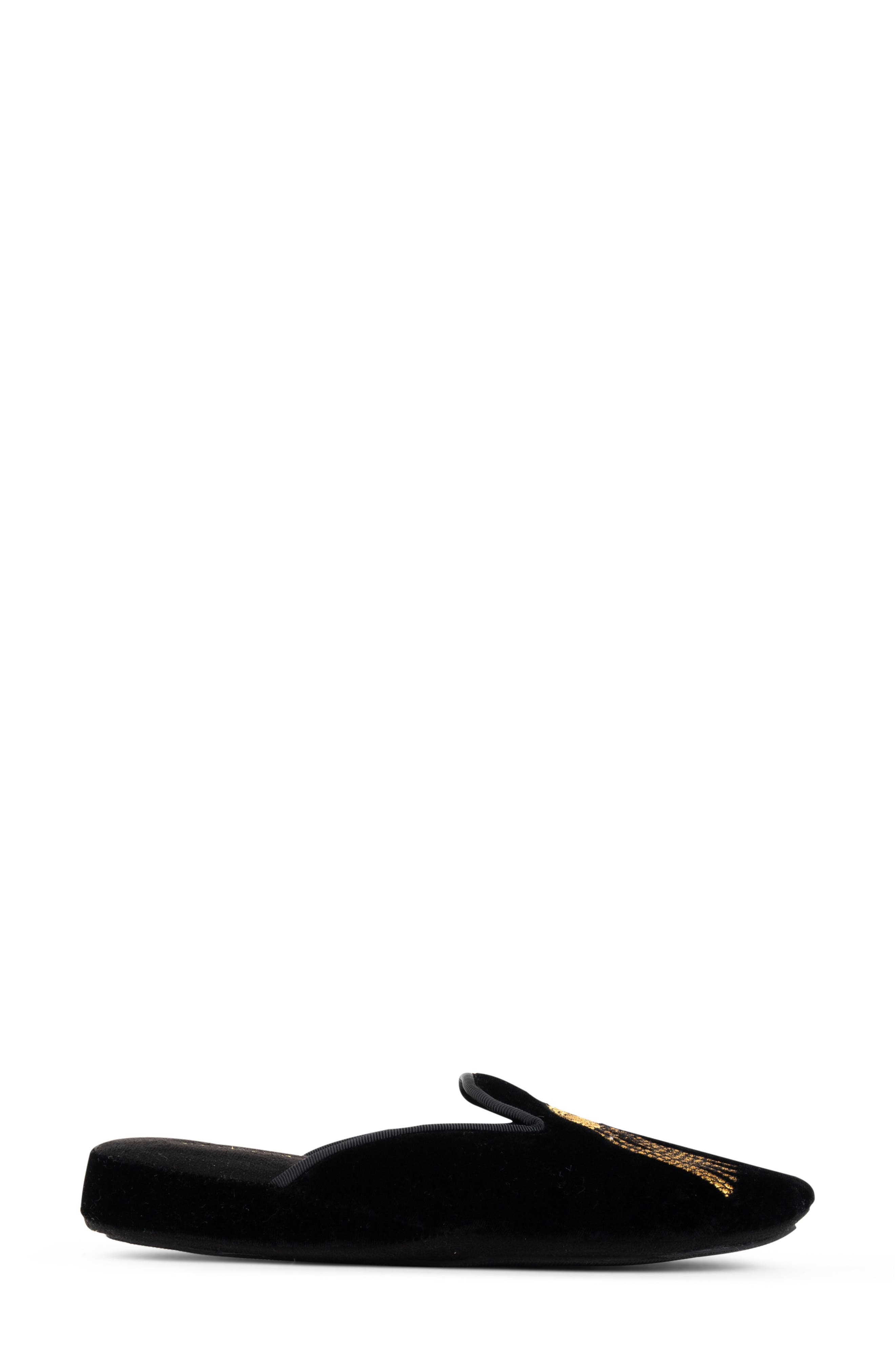 patricia green Victoria Embroidered Tassel Slipper, Alternate, color, 