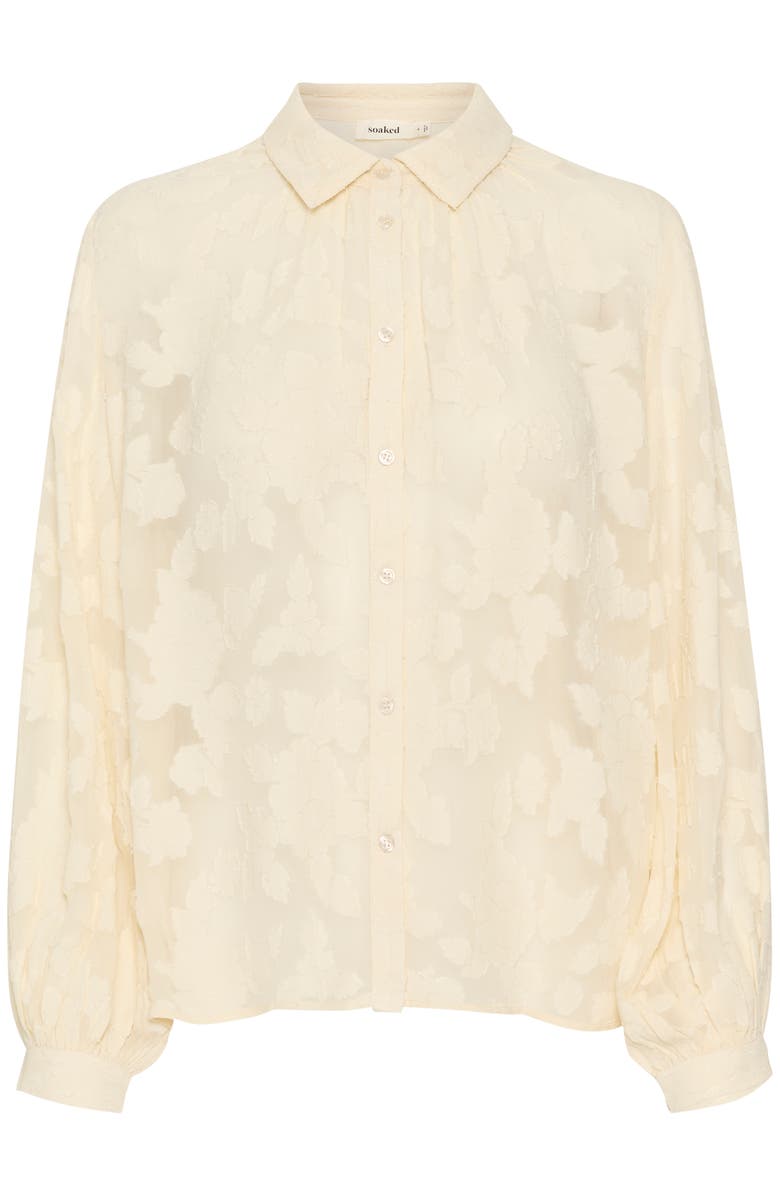 Soaked in Luxury SLFelisia Loose Fit Long Sleeve Shirt, Alternate, color, Sandshell