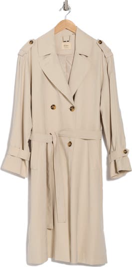 TAHARI BEIGE TRENCH buy COAT SMALL