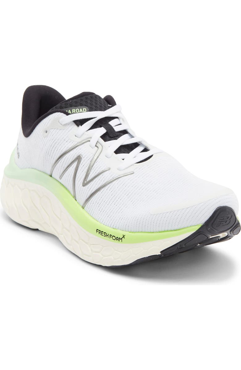 New Balance Fresh Foam X Kaiha Road Running Shoe, Main, color, White/ Mint Flash