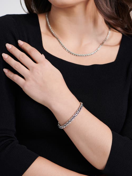 Devata Paddy Oval Chain Bracelet In Silver