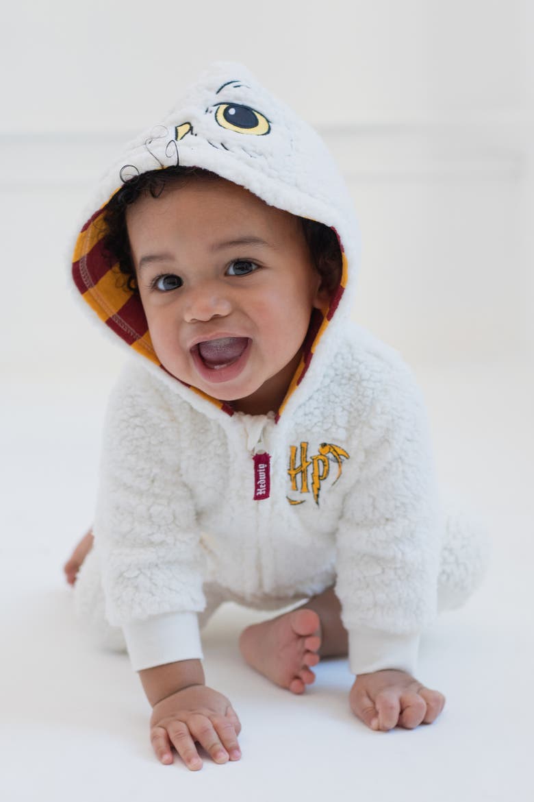 Hooded One Piece, Alternate, color, Hedwig Ivory