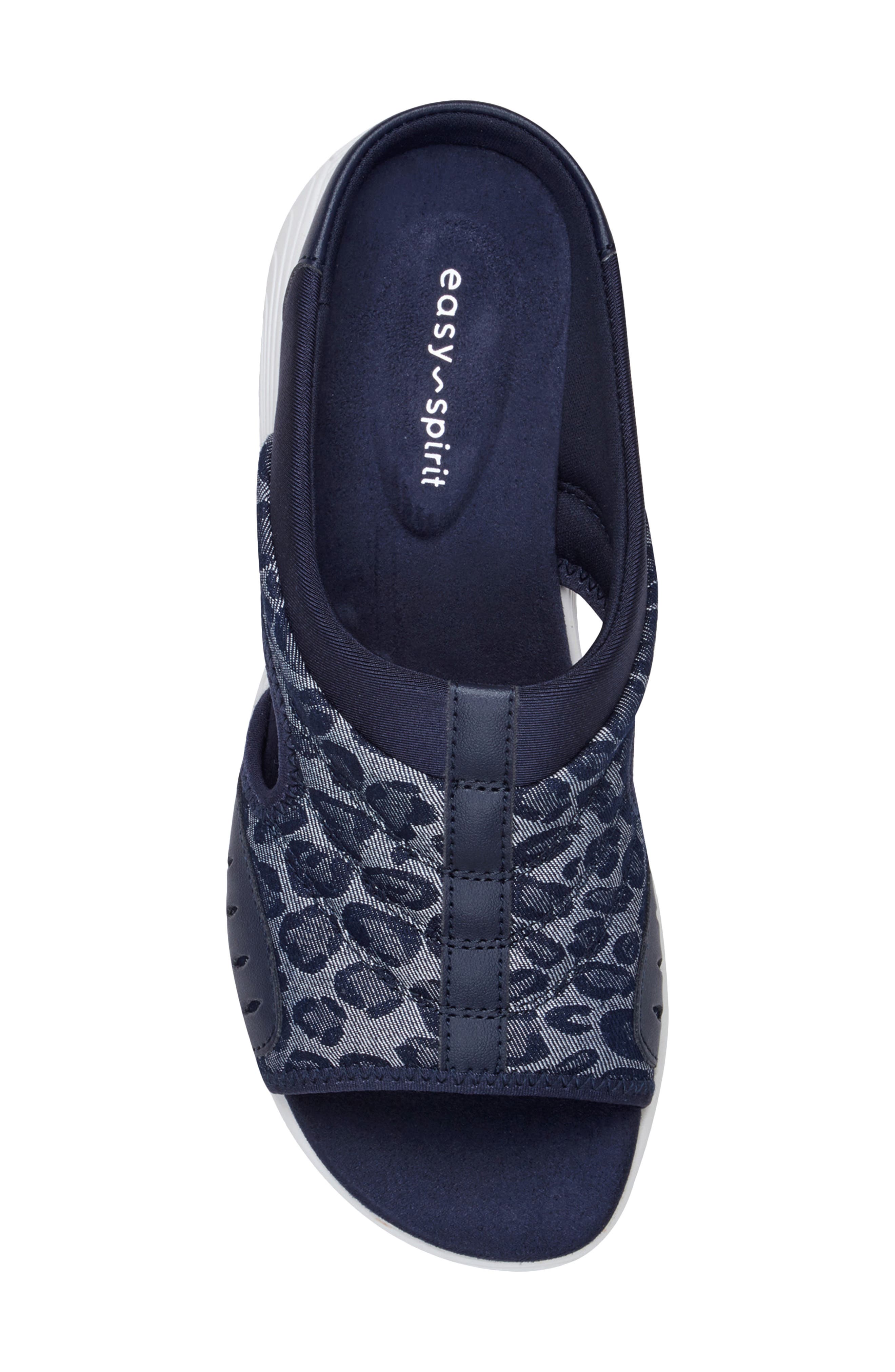 Easy Spirit Traciee Slide Sandal, Alternate, color, Medium Blue