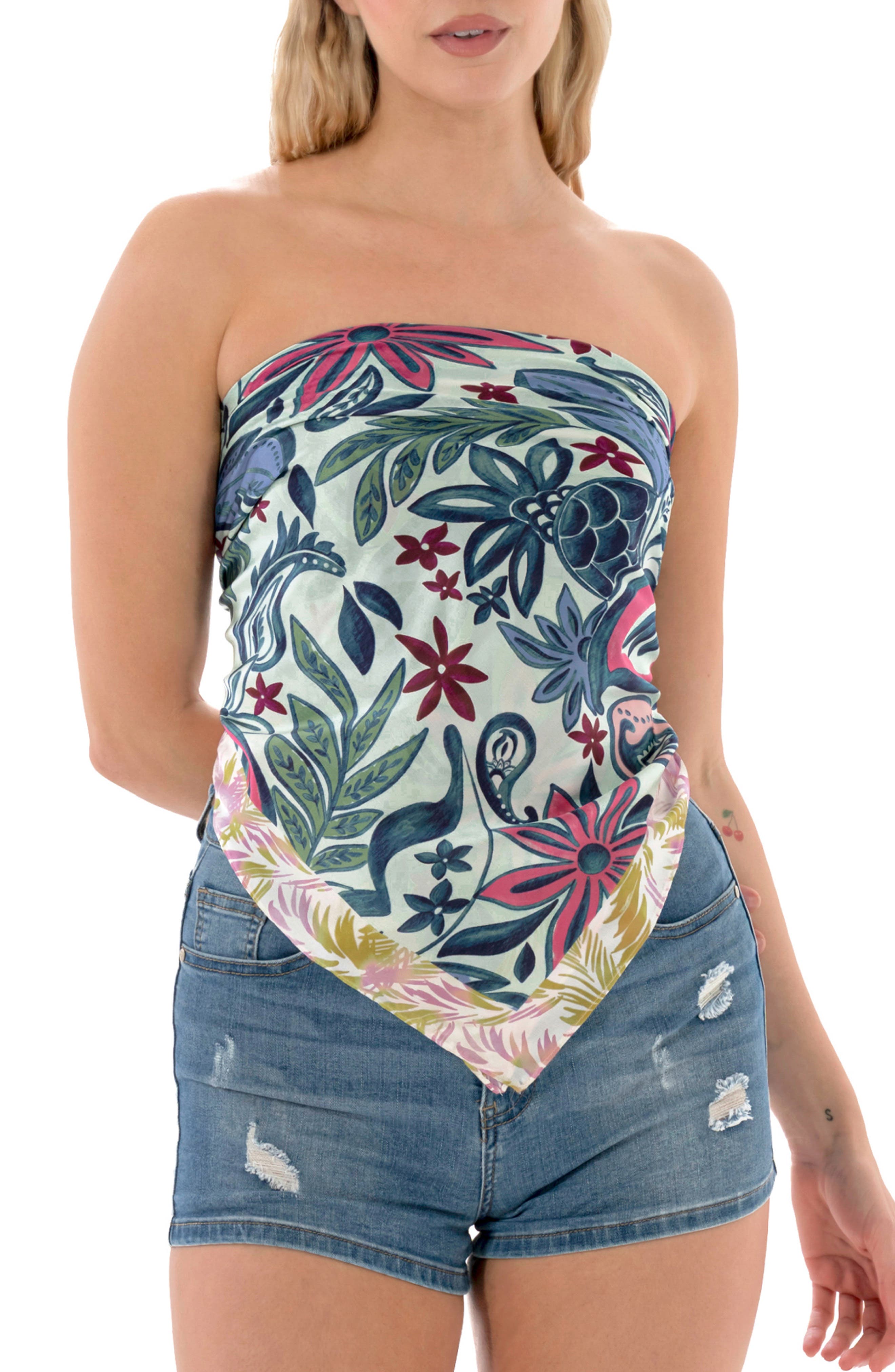 Nicole Miller Paisley Square Scarf