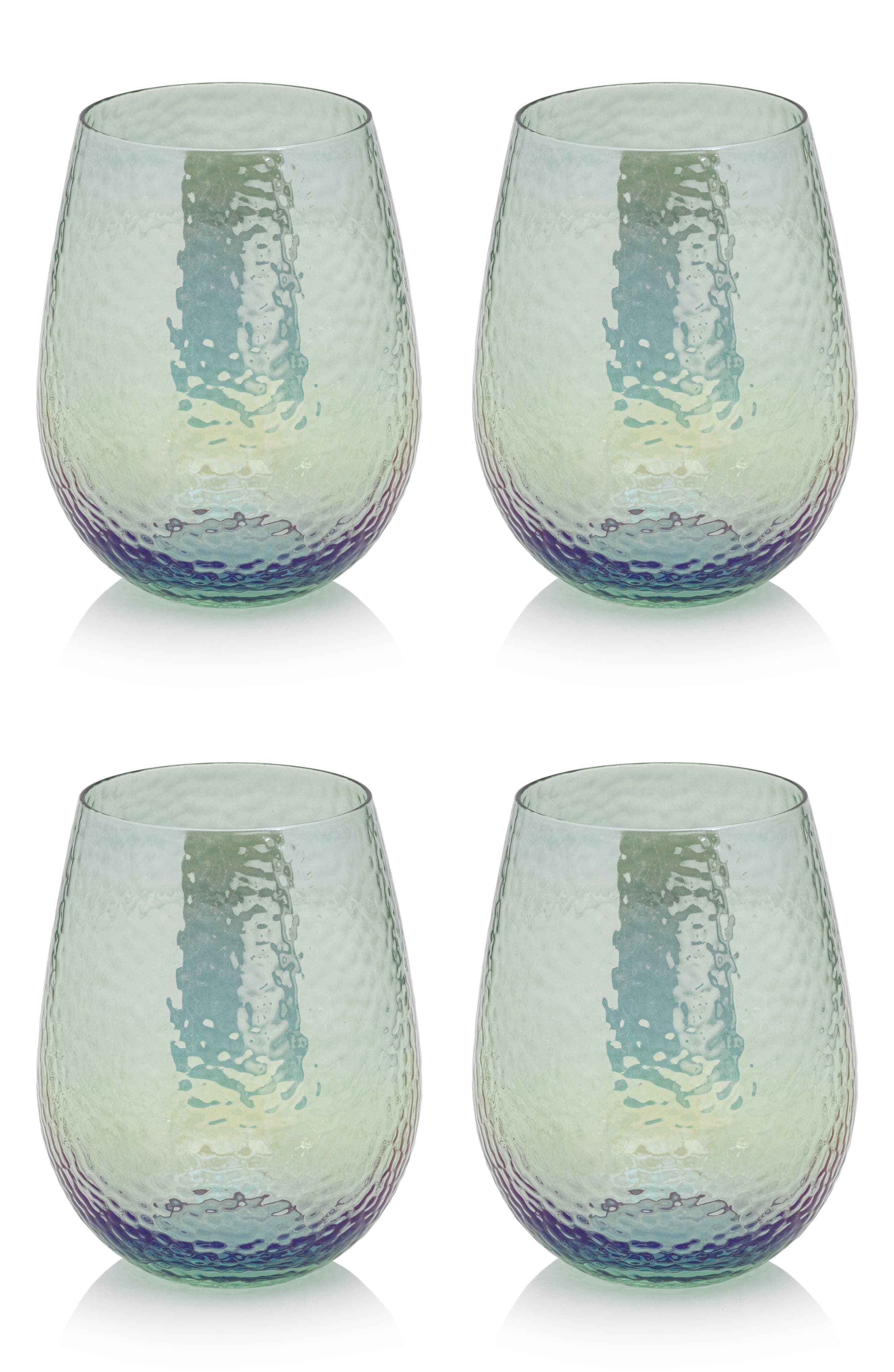 Zodax Apertivo Set of 4 Stemless Glasses