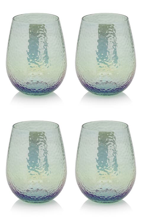 Apertivo Set of 4 Stemless Glasses