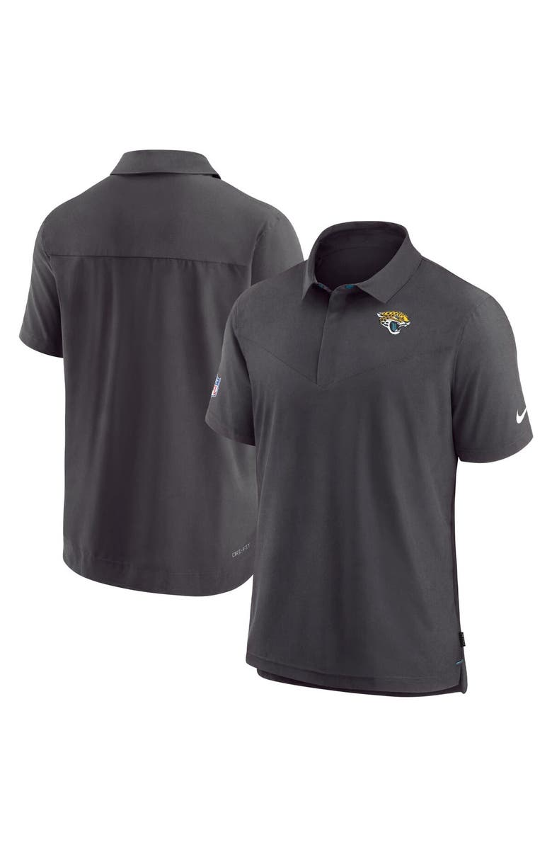 Nike Men's Nike Black Jacksonville Jaguars Sideline Lockup Performance Polo, Alternate, color, 