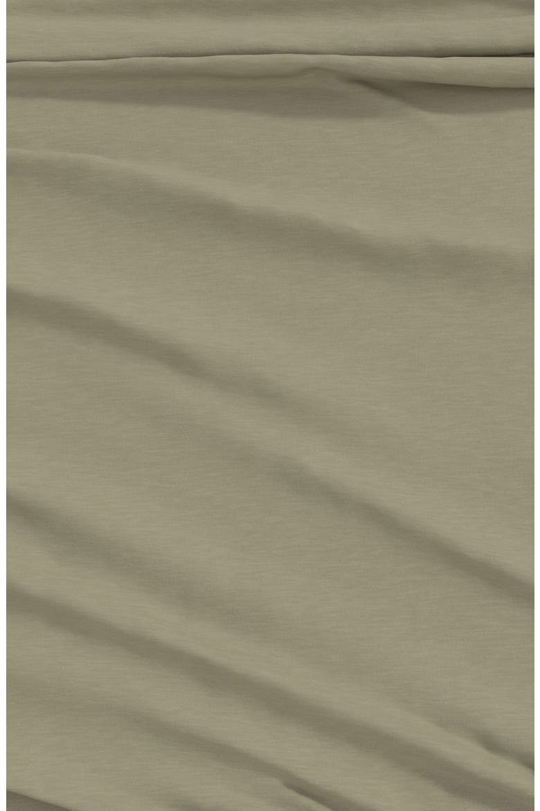 Cotton Jersey Knit Sheet Set, Alternate, color, HEATHERED OLIVE