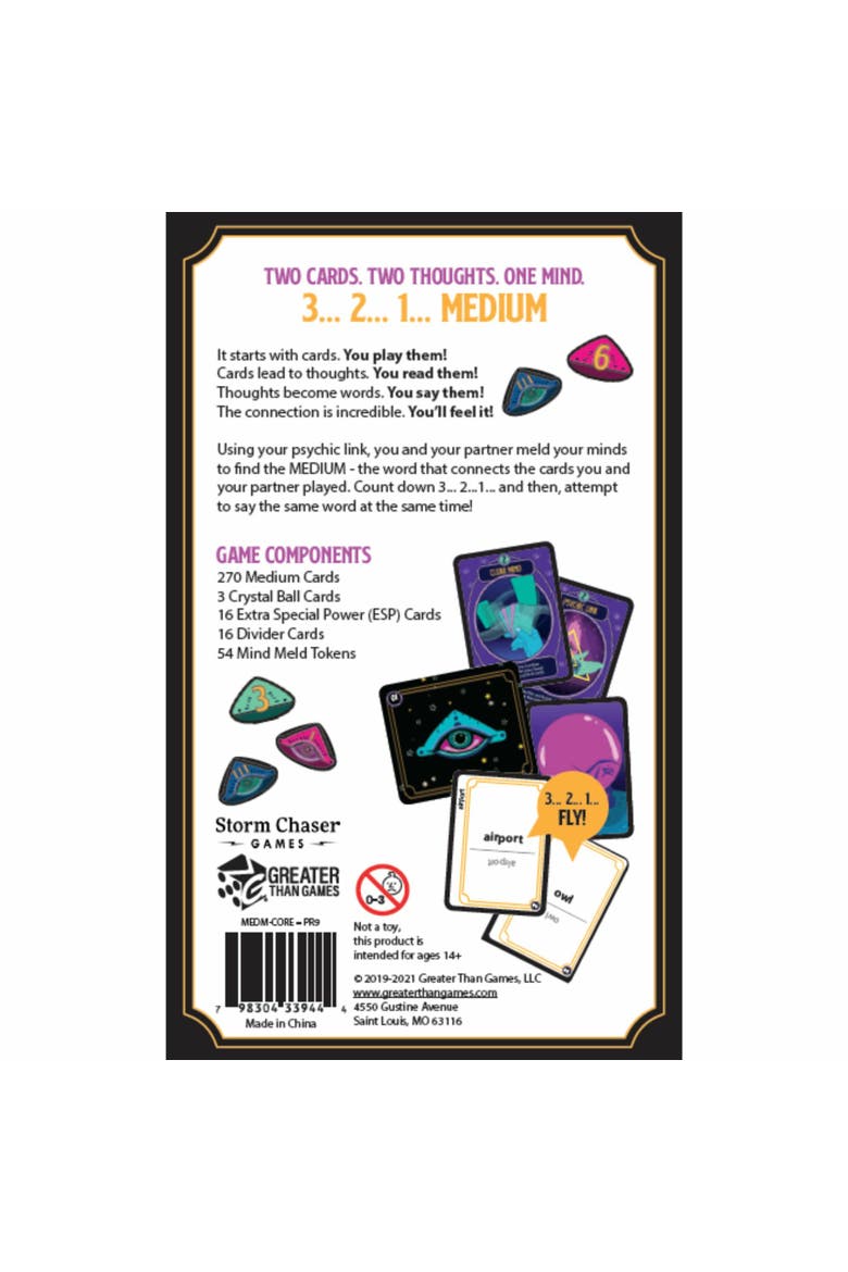 Medium Mindreading Party Game, Alternate, color, Multicolored