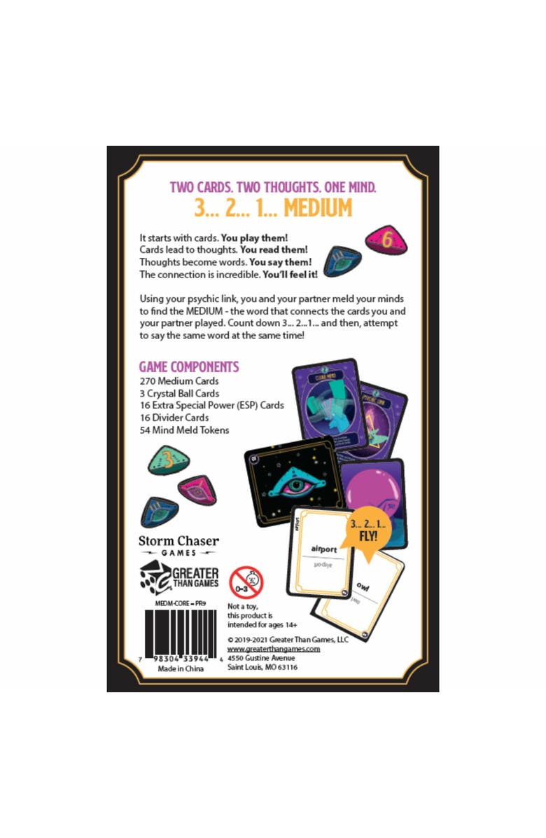 Greater Than Games Medium Mindreading Party Game, Alternate, color, Multicolored