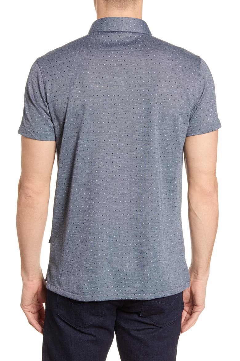 Jacquard Performance Polo, Alternate, color, LIGHT BLUE