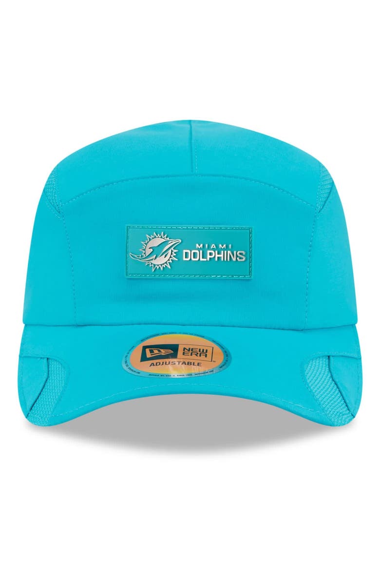 New Era Men's New Era Aqua Miami Dolphins 2025 Sideline  Runner Adjustable Hat, Alternate, color, Aqua