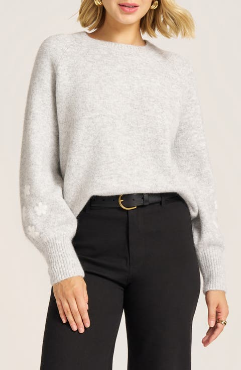 Daphne Floral Embroidery Sweater