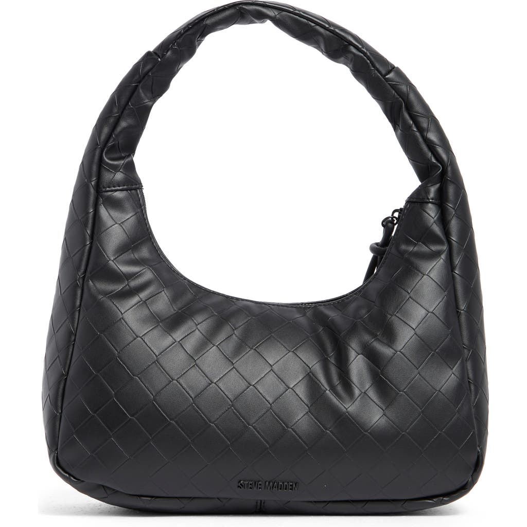 Steve Madden Embossed Shoulder Bag In Black
