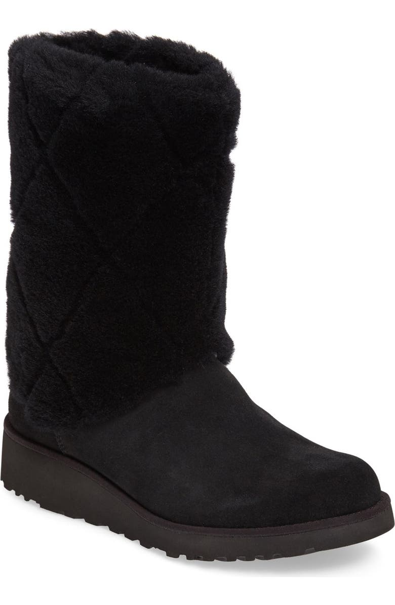 UGG<sup>®</sup> Ariella Luxe Diamond Genuine Shearling Boot, Main, color,