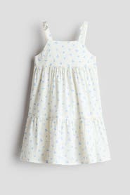 H&M Tiered Cotton Dress