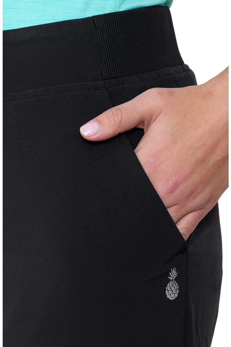 Alicia Easy Crop Pants, Alternate, color, BLACK