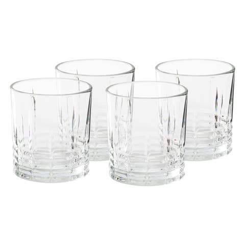 Calista 4 Piece 11.5 Ounce Double Old Fashioned Glassware Set