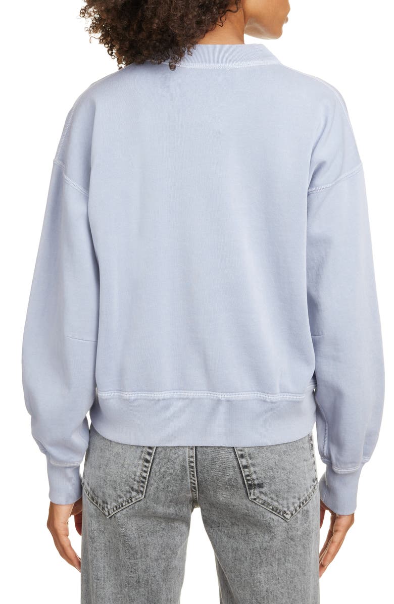 Isabel Marant Étoile Moby Logo Sweatshirt, Alternate, color, 